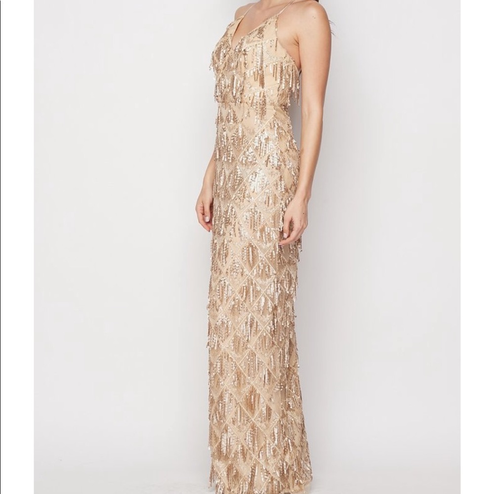 Sparkling gold dress